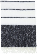 Plaid \'Carl\' 130x170 - Zwart/Wit