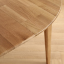 Eettafel \'Saba\' Rond 120cm - Eik