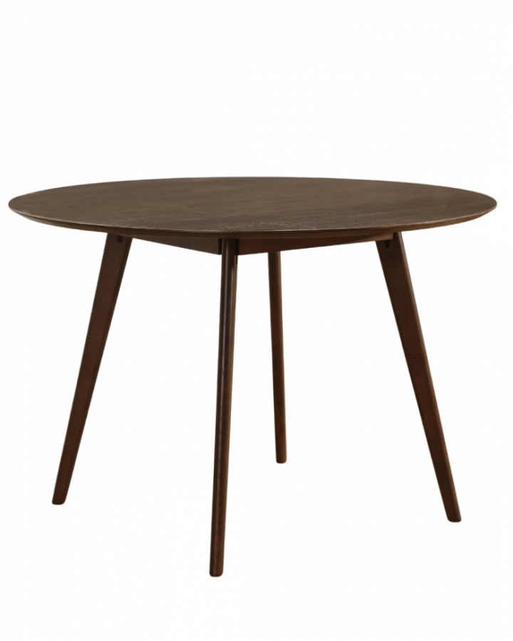 Eettafel \'Luma\' Rond 115 cm - Walnoot in de groep Meubels / Tafels / Eettafel bij Reforma (1273-walnut)