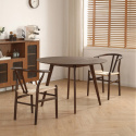 Eettafel \'Luma\' Rond 115 cm - Walnoot