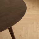Eettafel \'Luma\' Rond 115 cm - Walnoot