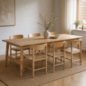 Eettafel \'Alfors\' 210x100cm - Naturel