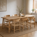 Eettafel \'Alfors\' 210x100cm - Naturel