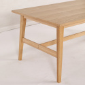 Eettafel \'Alfors\' 210x100cm - Naturel