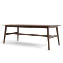 Eettafel \'Alfors\' 210x100cm - Walnoot