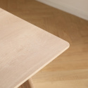Eettafel \'Line\' 180 cm - Wit gepigmenteerd