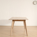 Eettafel \'Line\' 180 cm - Wit gepigmenteerd