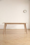 Eettafel \'Line\' 180 cm - Wit gepigmenteerd
