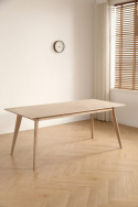 Eettafel \'Line\' 180 cm - Wit gepigmenteerd