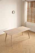 Eettafel \'Line\' 180 cm - Wit gepigmenteerd