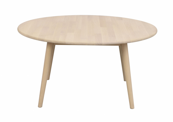 Salontafel \'Tompkins\' rond Ø90 - Witgepigmenteerd eiken in de groep Meubels / Tafels / Salontafels bij Reforma (128011)