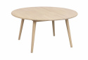 Salontafel \'Tompkins\' rond Ø90 - Witgepigmenteerd eiken
