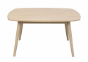 Salontafel \'Tompkins\' 90x90cm - Witgepigmenteerd eiken