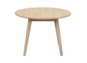 Salontafel \'Tompkins\' rond Ø60 - Witgepigmenteerd eiken