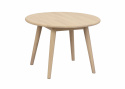 Salontafel \'Tompkins\' rond Ø60 - Witgepigmenteerd eiken