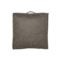 Zitpoef \'Lycke\' 50x50x15 - Donkerbruin
