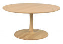 Salontafel \'Hobart\' Rond 90cm - Eiken