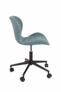 Bureau stoel \'Omg\' - Zwart/Blauw