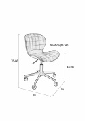 Bureau stoel \'Omg\' - Zwart/Blauw