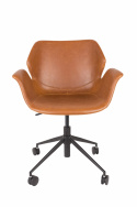 Bureau stoel \'Nikki\' - Bruin