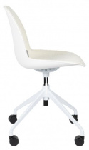 Bureau stoel \'Kuip\' - Wit