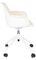 Bureau fauteuil \'Kuip\' - Wit