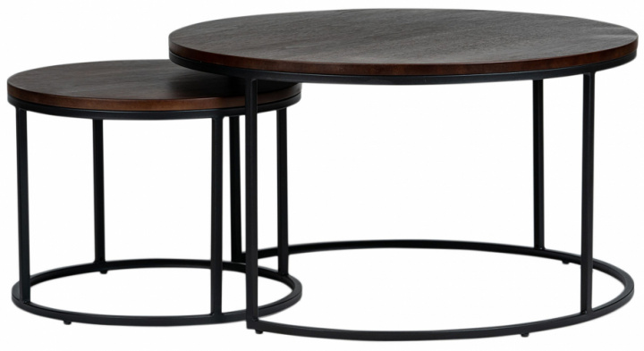 Salontafel \'Prime\' L 2 delen - Notenhout in de groep Meubels / Tafels / Salontafels bij Reforma (1310-L-S)