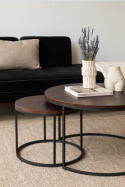 Salontafel \'Prime\' L 2 delen - Notenhout