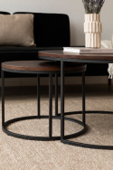 Salontafel \'Prime\' L 2 delen - Notenhout
