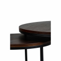 Salontafel \'Prime\' L 2 delen - Notenhout