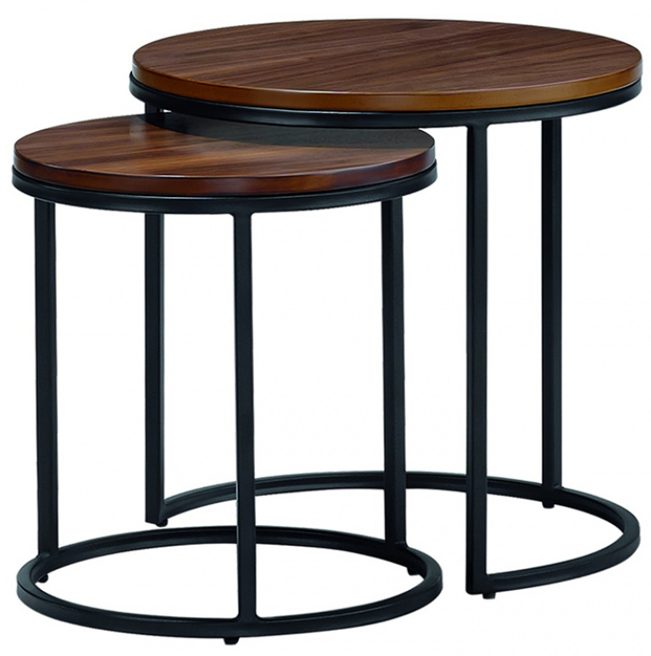 Salontafel \'Prime\' S 2 delen - Notenhout in de groep Meubels / Tafels / Salontafels bij Reforma (1311-L-S)