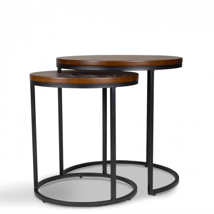 Salontafel \'Prime\' S 2 delen - Notenhout in de groep Meubels / Tafels / Salontafels bij Reforma (1311-L-S)