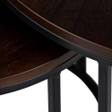 Salontafel \'Prime\' S 2 delen - Notenhout