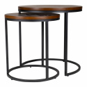 Salontafel \'Prime\' S 2 delen - Notenhout