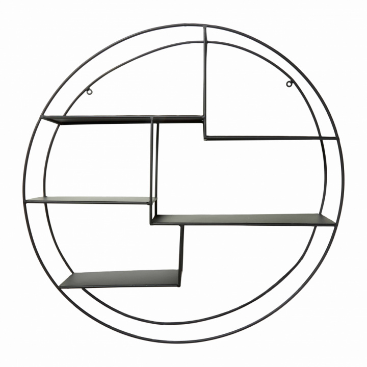 Ronde wandplank \'Reol\' - Metaal in de groep Meubels / Planken & opslag / Wandplanken bij Reforma (131464)