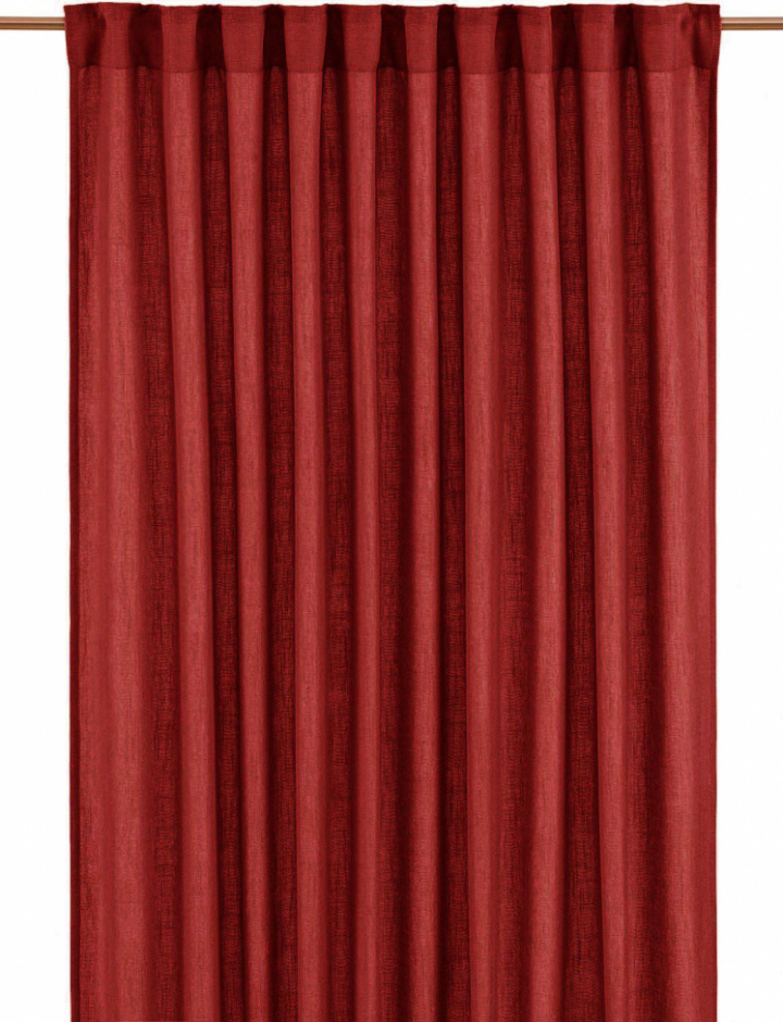 2-pack Gordijn \'Cecil\' 140x260 - Rood in de groep Inrichting / Textiel / Gordijnen bij Reforma (1339-20-004)
