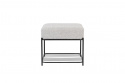 Hocker \'Milou\' Rechthoekig - Grijs