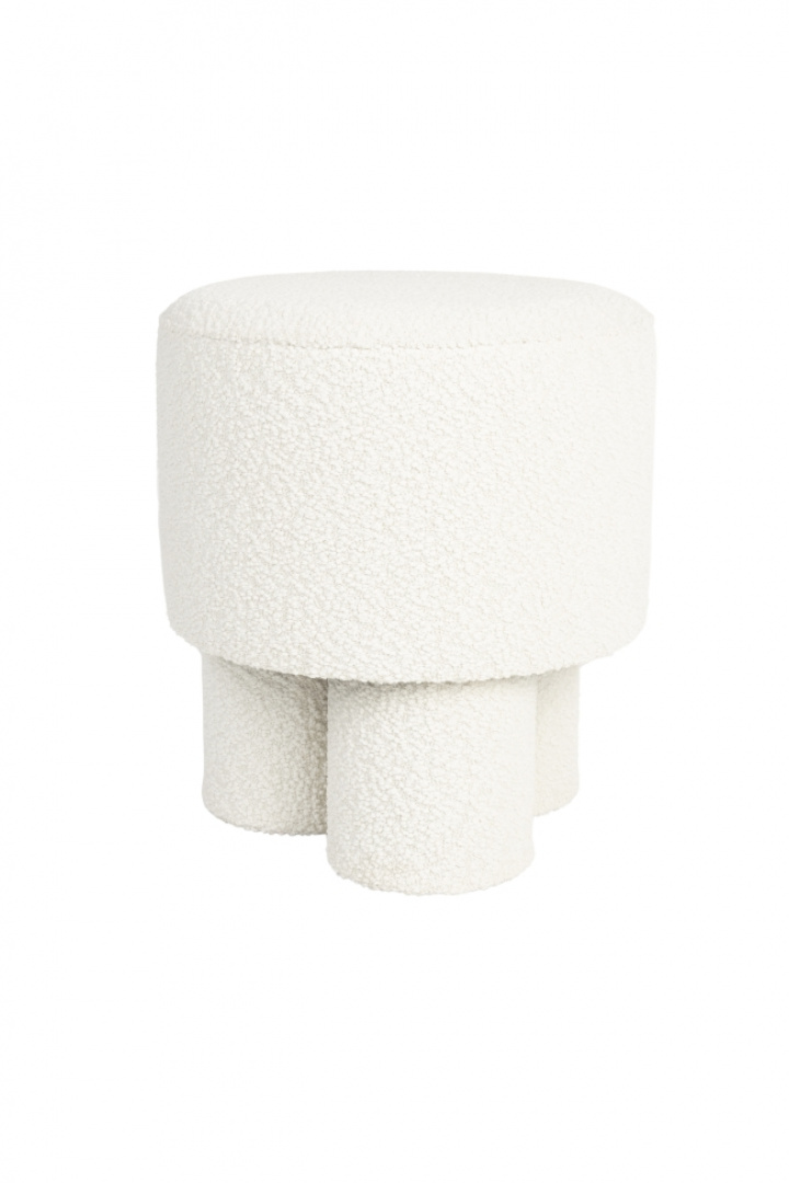 Hocker \'Marcos\' - Wit in de groep Meubels / Zitmeubels / Houten krukken bij Reforma (1400042)