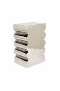 Hocker \'Curves\' - Zilver