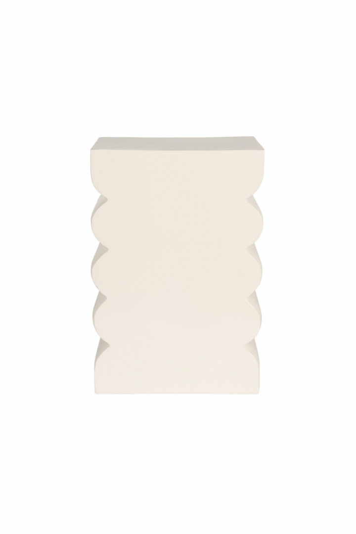 Hocker \'Curves\' - Beige in de groep Meubels / Zitmeubels / Houten krukken bij Reforma (1400044)