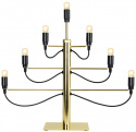 Adventskandelaar \'Milano\' - Zwart/Goud