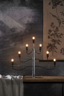 Adventskandelaar \'Milano\' - Zwart/Zilver