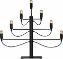 Adventskandelaar \'Milano\' - Zwart