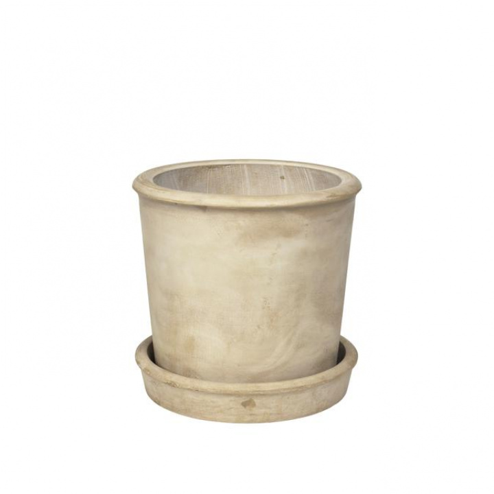 Pot \'Rolf\' rond 37cm - Beige in de groep Inrichting / Decoratie / Potten bij Reforma (14469055)