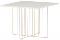 Salontafel \'Dagmar\' 40x40cm - Wit