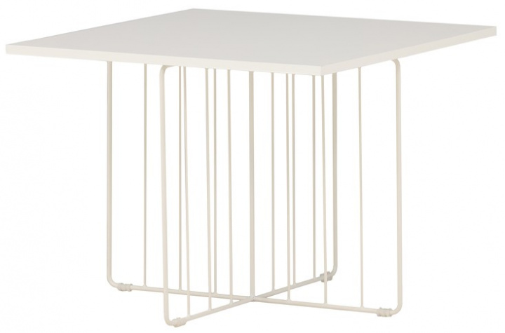 Salontafel \'Dagmar\' 40x40cm - Wit in de groep Meubels / Tafels / Salontafels bij Reforma (15009-011)