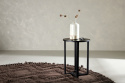 Salontafel \'Livia\' Rond 40cm - Zwart
