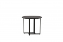 Salontafel \'Livia\' Rond 50cm - Zwart
