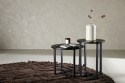 Salontafel \'Livia\' Rond 50cm - Zwart