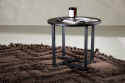 Salontafel \'Livia\' Rond 50cm - Zwart